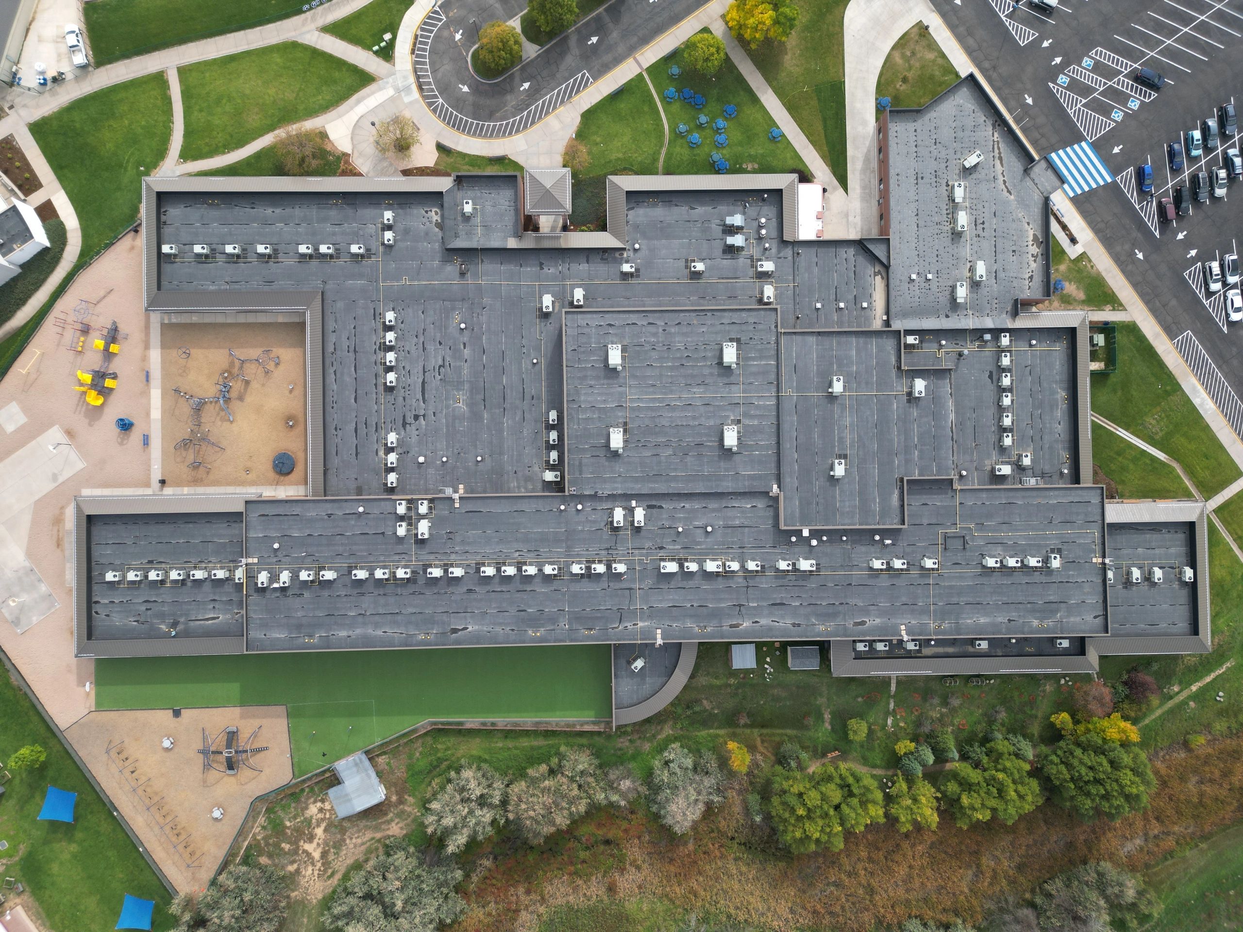 Aerial view of project site